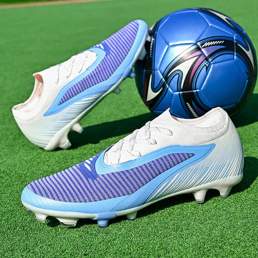 New Football Shoes Professional Low-top Soccer Field Cleats Outdoor Breathable Athletic Spikes Youth Boys Football Shoes Unisex