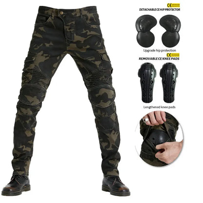 Moto Jeans  Motorcycle Pants Motorcycle Jeans Protective Gear Riding Touring Motorbike Trousers With Protect Gears Summer Women