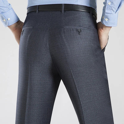 Summer Business Thin Suit Pants For Men 29-44 Spring Autumn Male Formal Stretch Solid Dress Office Trousers