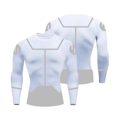 Invincible Cosplay Rash Guard Diving T Shirt BJJ RashGuard Long Short Sleeve Clothing Men Women Viltrumite Gym Shirt Costume