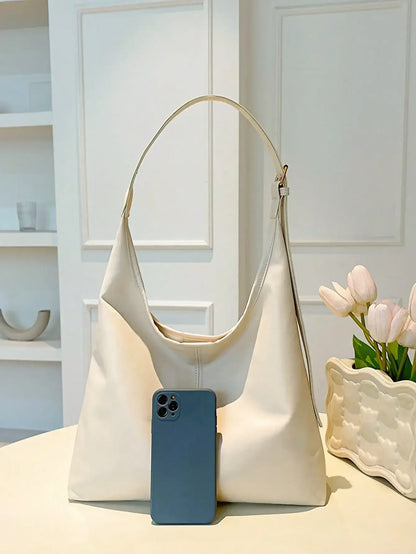 Large Capacity Solid Color Women's Shoulder Bag, Multifunctional Crossbody Bag, Women's Shoulder Tote Bag, Large Capacity Crossbody Tote Bag, Casual Work Bag