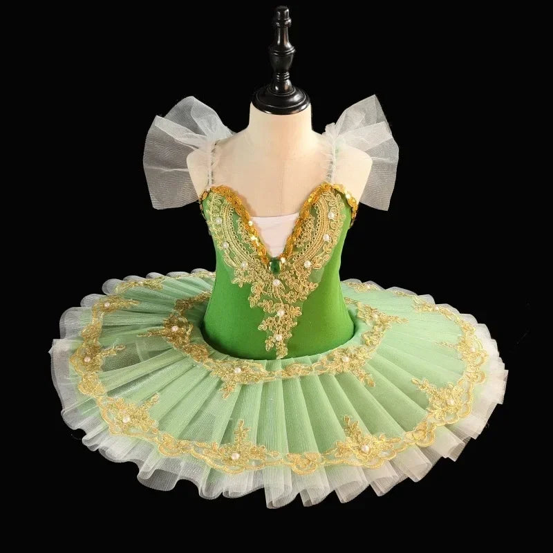 Kids Outfit Ballet Leotard Girl Dress Elegant Vestido Girls Clothes Tutu Baby Dresses Children Ballet Skirt Dance Costume Summer