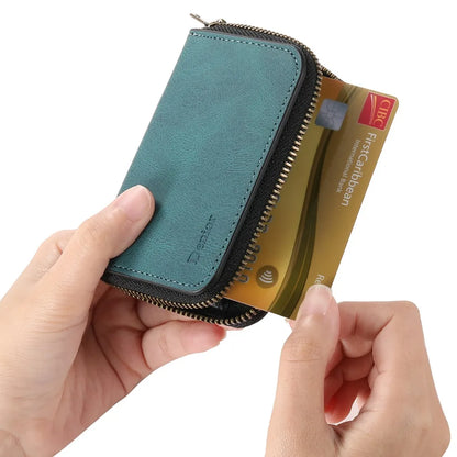 for Magsafe Zipper Wallet Phone Card Holder for IPhone 16 Pro Max 15 14 13 12 S25 S24Plus Ultra Pixel 9  Anti-theft Leather Case