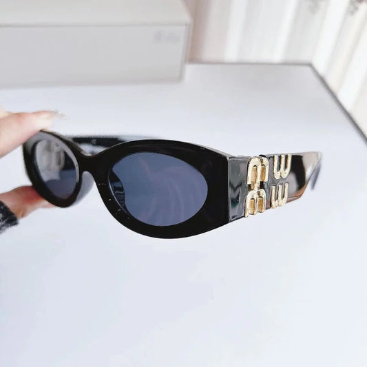 New Cat Eye Retro Fashion Sunglasses for Women Ins UV400 Vintage  UV400 Sun Glasses Gafas De Sol Vintage Sunglass Para Mujer