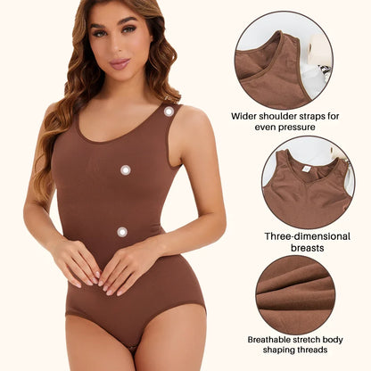 Women Slimming Bodysuit Black Brown Color Shapewear Corset Reducing Body Shaper Underwear Tummy Control Panties Briefs