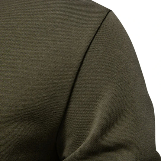 Cotton-blend Mens Crew Neck Solid Color Sweatshirts Pullover Casual Sport Sweatshirt for Men