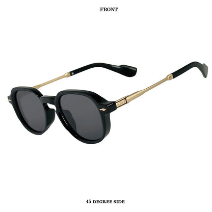 Fashion Sunglass Men Vintage Retro Sunglasses Women 2026 Oval Luxury Glasses Vacation Gafas De Sol Hombre Lunette Soleil Femme