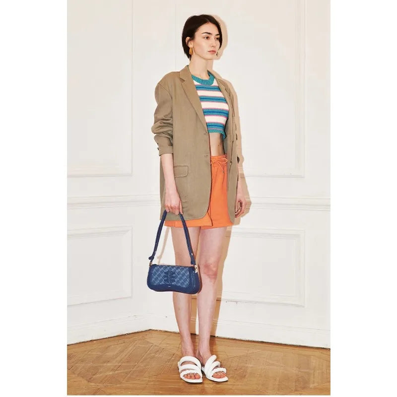 Vintage Fashion Single Shoulder Bag, Underarm Bag, Chain, Y-Pudding Shape, Luxury and Comfortable Shoulder Bag