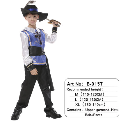 Child Greek Roman Warrior Gladiator Costume Boys Knight Cosplay Carnival Party Fancy Dress No Weapon
