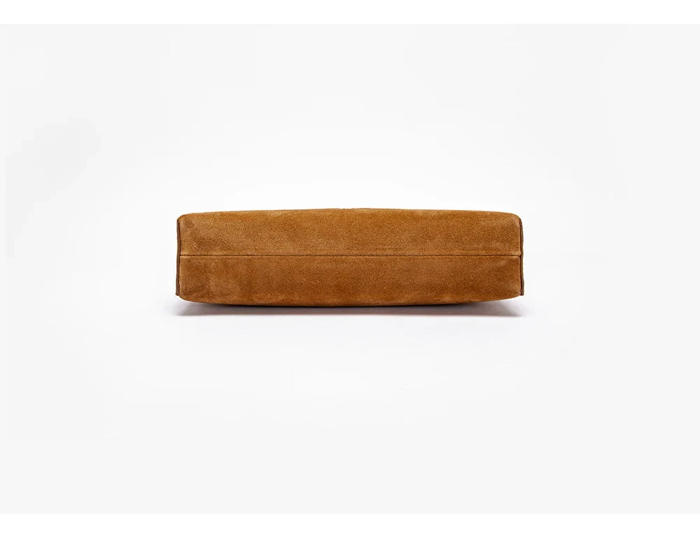 Solid Simple Classic Style Velvet Underarm Bag Elegant Fashion Design Seasonal New French Vintage Shoulder Bag