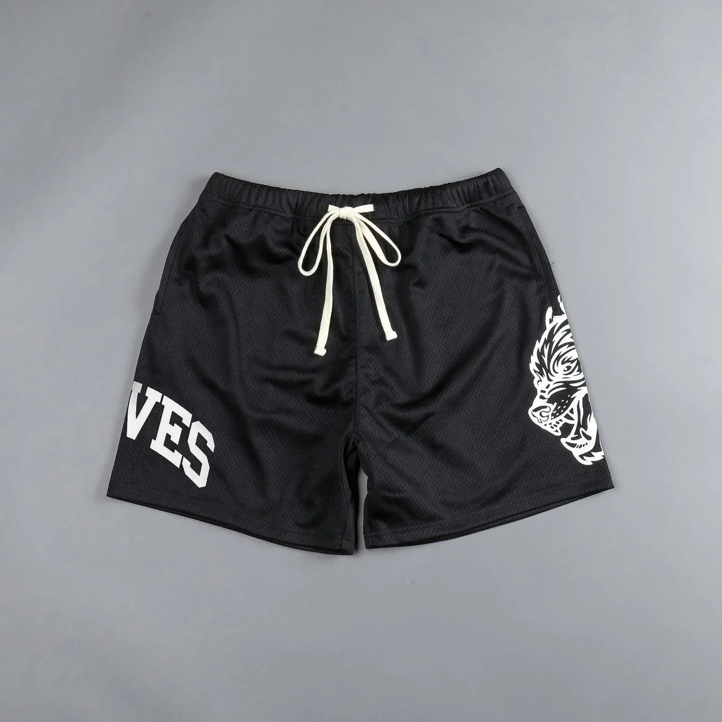 Mens Summer Streetwear Sports Casual Motorcycle Shorts Gym Fitness Mesh Quick Dry Running Beach Basketball Jogger Short Pants