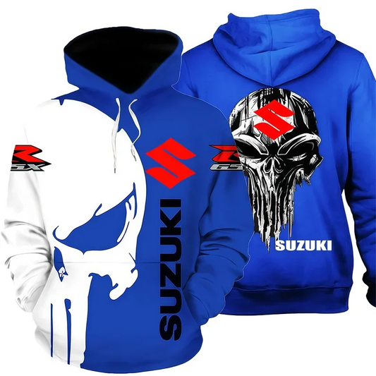 men's casual sportswear, 3D printed for outdoor motorcycle and bicycle enthusiasts, high quality for autumn and winter