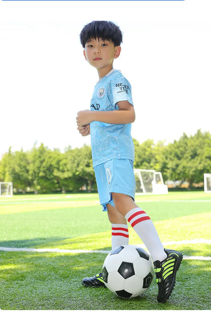 Hot Sale Children Soccer Shoes Cheap Football Cleats Training Football Boots Kids Boy Futsal Turf Sneakers zapatos de fútbol