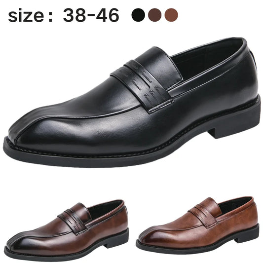 Mens Formal Business Oxford Shoes European Style Classic Comfortable Dress Shoes for Men