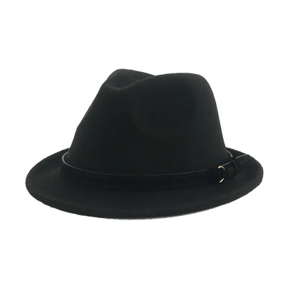 Hats for Women Fedora Winter Cowboy Hat Top Wool Khaki Green Black Jazz Caps Gentlemen Hats for Men Pamelas Y Tocados Para Bodas