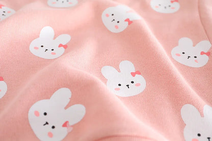 New Spring Autumn Baby Girl Clothes Children Boys Casual Cartoon T-Shirt Pants 2Pcs/Sets Toddler Sports Costume Kids Tracksuits