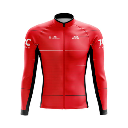 2022 ITAS Winter Cycling Jersey Thermal Fleece Outdoor Pro Sports Long Sleeve Jacket Bike Clothing