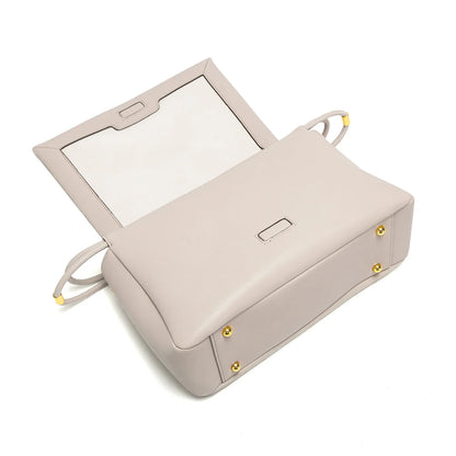 Women's Single Room Bag 2026 New Beige Flip Cover Handbag for Women's Commuting