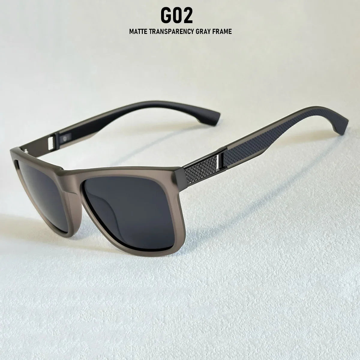 Vintage Retro Polarized Sunglasses For Men Vacation Square Sunglass Women UV400 Protection Fashion Glasses Gafas De Sol Hombre