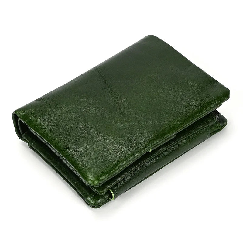 Portefeuille de luxe de marque de créateur pour homme, porte-cartes en cuir véritable souple, petit porte-monnaie pour pièces de monnaie et cartes de crédit, portefeuilles masculins à glisser dans les poches.
