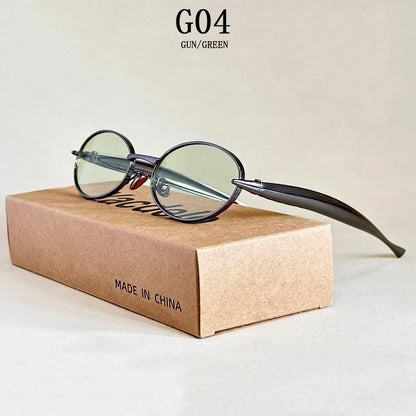 Oval Sunglasses Women Trendy 2025 Luxury Vintage Sunglass Fashion Glasses Dropshipping Lentes De Sol Mujer Lunette Soleil Femme