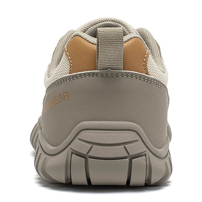Wide Toe Shoes Mens Womens Artificial Leather Running Sneakers Lace Up Lightweight Breathable Walking Shoes