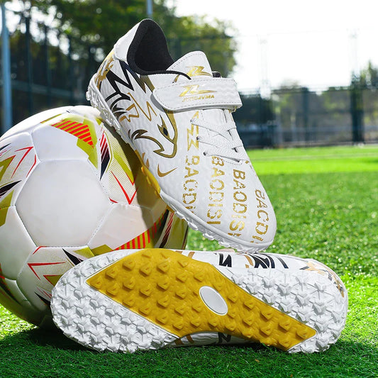 New Men Kids Football Boots Ultralight Professional Boys Match Grass Soccer Shoes Cleats Non-Slip Training Shoes Drop Shipping