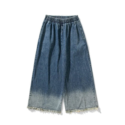Streetwear Men Wide Leg Jeans Oversized Fashion Loose Jean Pants Male High Street Jogger Woman Denim Trousers Plus Size 5XL