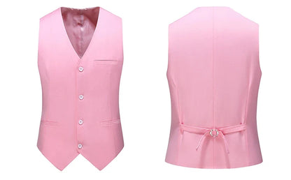 Vest for Men 17 Colors Solid Color Slim Single Breasted Waistcoat Business Fashion Casual High Quality Men Clothing Suit Vests