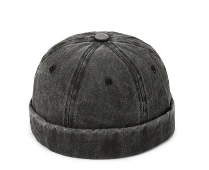 Hatsmen's Four Seasons Denim Cloth Gua Skin Hat, Street Bare Panel, Landlord Hat, Personality Fashion, Retro Outdoor Trend
