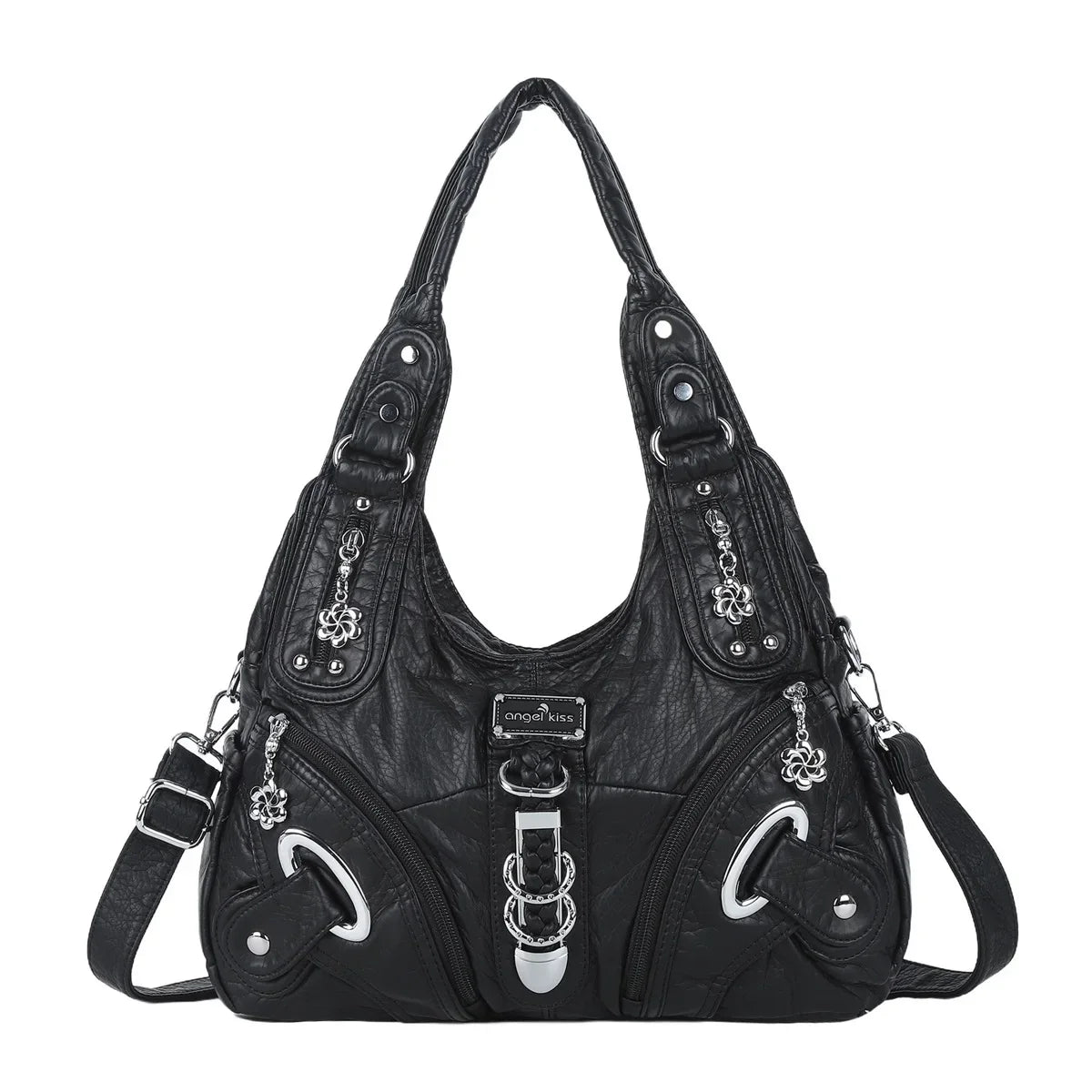 Vintage Bag Large Women's Shoulder Bag Leopard Print Top-Handle Fashion Satchel Dumpling Tote Hobos Handbags