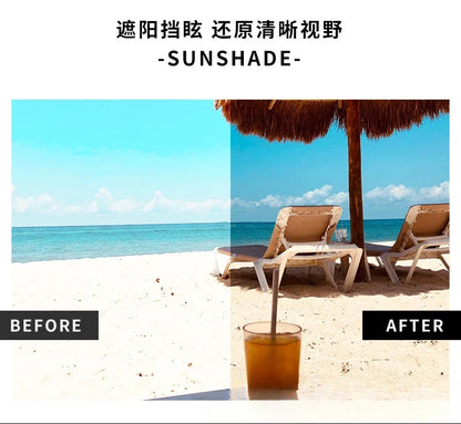 2025 New Polarized Letter Sun Glasses Legs High-end Sunglasses Women's European and American Sunscreen Retro Sunglass Gafas