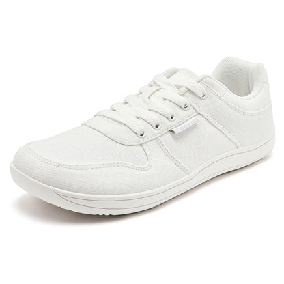 Unisex Barefoot Shoes for Men Women Wide Minimalist Walking Sneakers Lace-Up Outdoor Lightweight Running Shoes