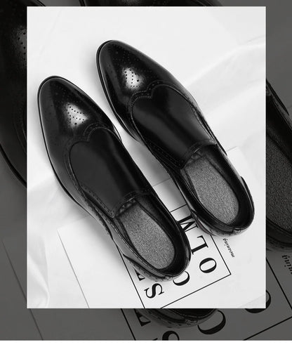 Big Size New Dress Shoes for Men Summer Autumn Business Casual Shoes Male Fashion Solid Color Wedding Elegant Shoes Man