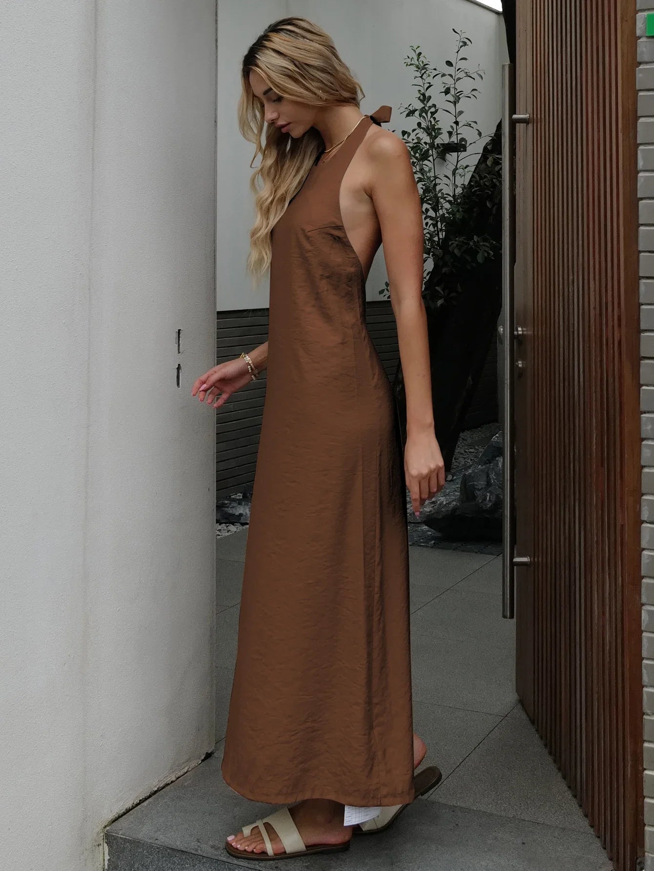 2024 Summer Women Backless Elegant Dress