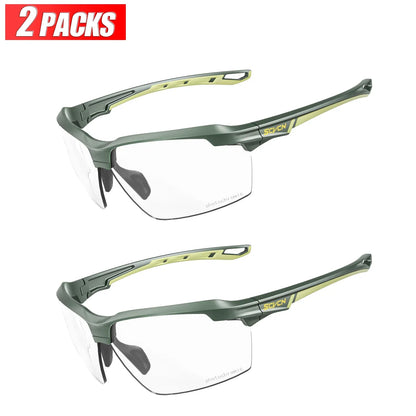 3PACKS Photochromic Cycling Sunglasses Glasses Bike MTB Bicycle Hiking Golf UV400 Sports Glasses for Men Women Baseball