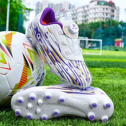 Kids Football Field Boots Boys Girls Indoor Society Football Shoes Futsal Non Slip Professional Fast Men Soccer Cleats Sneakers