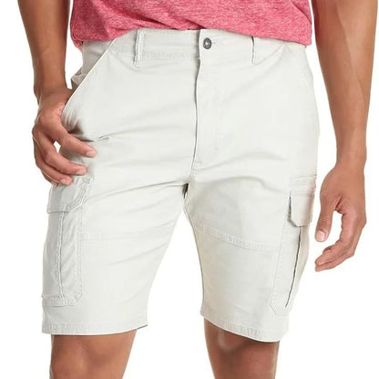 Men Cargo Shorts Men Multi Pocket Tactical Shorts Men Outdoor Casual Hiking Camping Straight Fit Shorts Breathable Mens Shorts