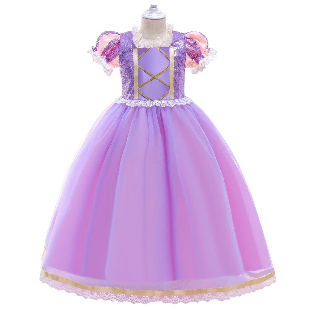 Halloween Costume for Girls Carnival Cosplay Kids Clothes Party Birthday Princess Dress Lace Wedding Christmas Costumes
