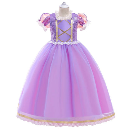 Halloween Costume for Girls Carnival Cosplay Kids Clothes Party Birthday Princess Dress Lace Wedding Christmas Costumes