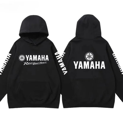 2025 Yamaha printed high-quality hoodie autumn and winter comfortable casual breathable warm men's long-sleeved sweater shirt