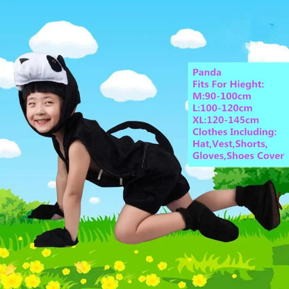 Cute Multiple Animal Costume Children Kids Boys Girls Summer Short Cosplay Costumes  Carnival Party Dress Halloween