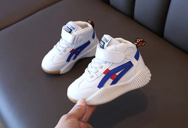 Kids Sneakers Sport Running Casual Breathable Shoes Spring Autumn Baby Boys Soft Non-Slip Children Sport Shoes Basketball Shoes