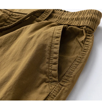 Summer Men Cargo Cotton Shorts Mens Beach Multi Pocket Shorts Pants Man Spring Casual Fashion Joggers Shorts Male Dropshipping