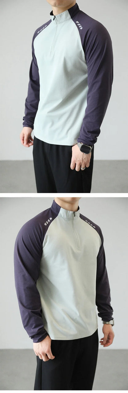 Men's Quick-drying Fitness Sportswear  Quick - Dry Outdoor Cycling & Fitness Long - Sleeve T - Shirt