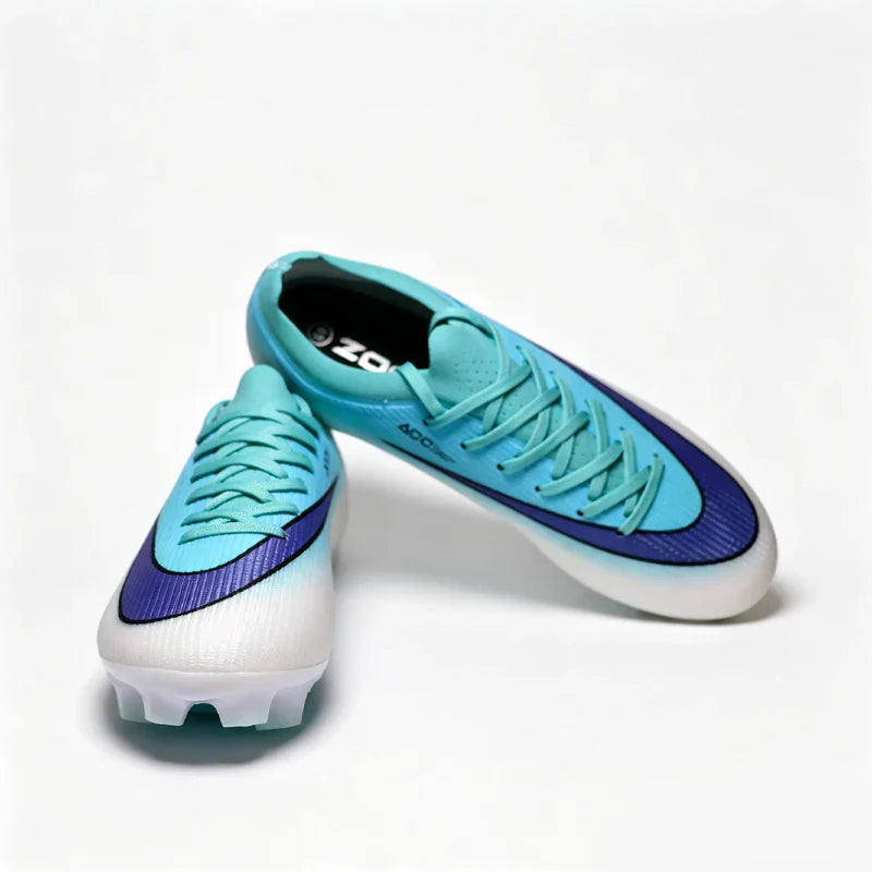 New Mens Football Boots Youth FG/TF Training Studded Fast Soccer Cleats Boys Non Slip Football Shoes Chuteira Campo 35-45