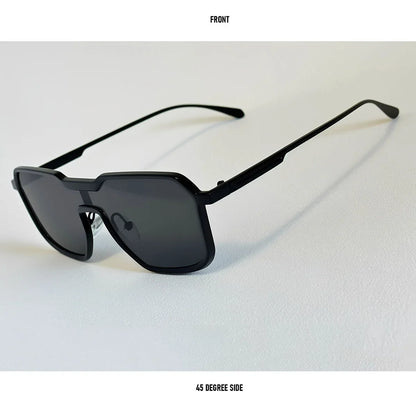 UV400 Protection Sunglass Men Luxury Steampunk Sunglasses Women Trendy One Pieces Fashion Glasses Gafas De Sol Hombre Zonnebril