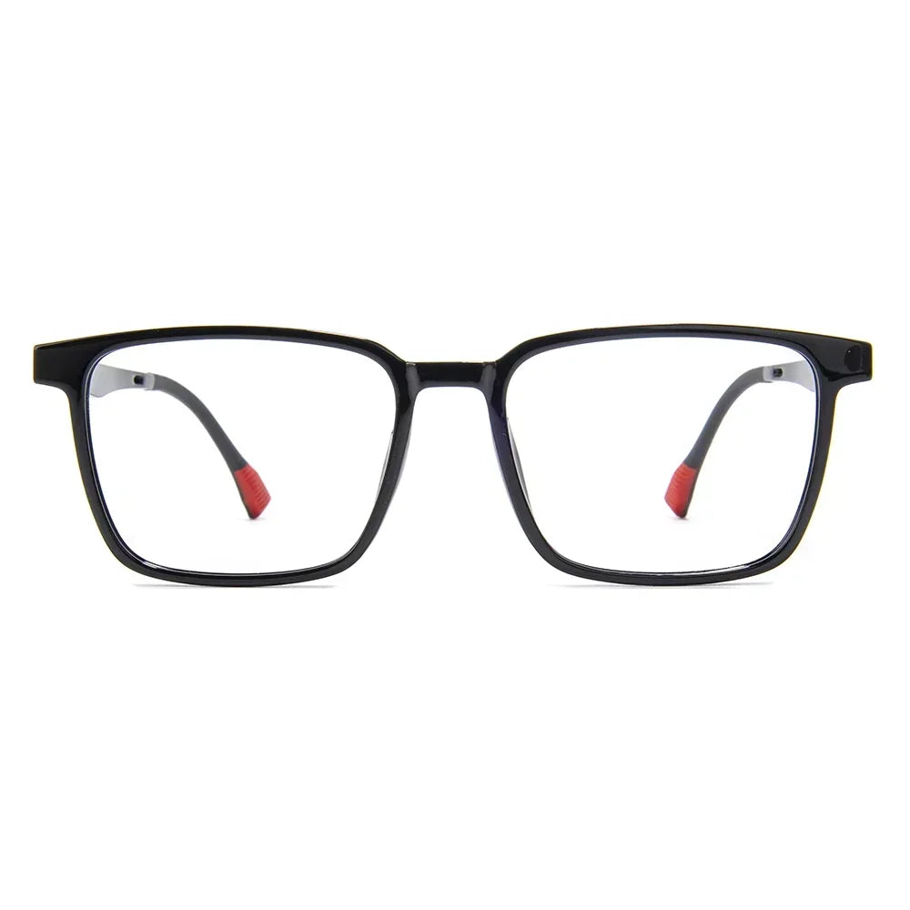Gradient Men Flip Up Clip on Men Driving Polarized Oversized Optical Myopia Glasses Magnetic Eyeglasses For Women TJ2191