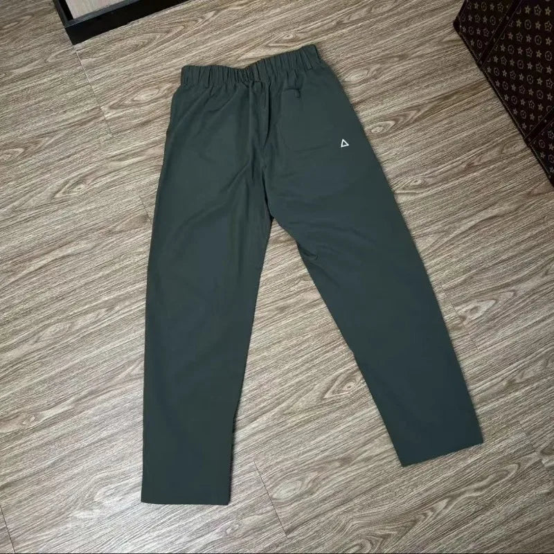 Men's Hiking Pants Waterproof Windproof American Workwear Light Weight Cargo Pants Men Loose Outdoor Trekking Trousers Male