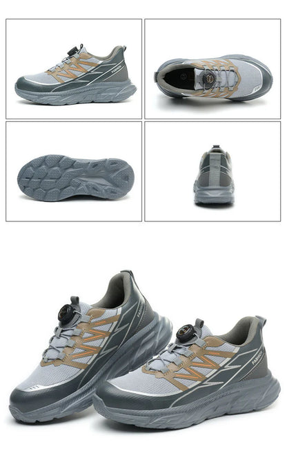 Comfortable lightweight work shoes for men Waterproof non-slip safety shoes Anti Puncture Steel Toe Sneakers Protective Shoes